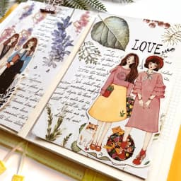 Creative Kawaii Self-made Love Girl Stickers Beautiful Stickers /decorative Sticker /DIY Craft Photo Albums