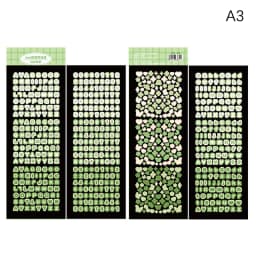 4Sheets/Pack Alphabet Sticker Bling Letter Gift Decorate Photocard Scrapbooking DIY Photo Album Stationery Supplies