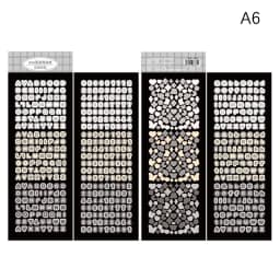 4Sheets/Pack Alphabet Sticker Bling Letter Gift Decorate Photocard Scrapbooking DIY Photo Album Stationery Supplies