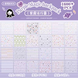 24sheets Kawaii Korean Aesthetic Stationery Stickers Mini Cartoon Stickers Books Cute Nail Stickers DIY Diary Scrapbook Material
