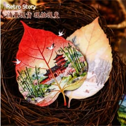 8pcs/1lot Kawaii Stationery Stickers Observing leaves Diary Planner Decorative Mobile Stickers Craft Sticker