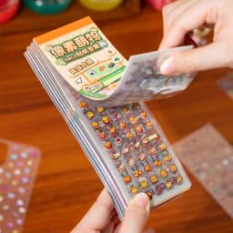 TIANZI 24/48Pcs Cute Die-Cut Stickers Book for DIY Scrapbook Phone Case Collage Decoration Journal Sticker Aesthetic Stationery