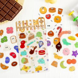 4pcs/lot Kawaii Stationery Stickers Cute Sticker Collection Scrapbooking Album Junk Journal Happy Planner Stickers