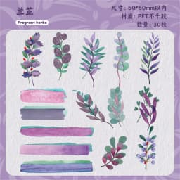 30pcs/lot Kawaii Stationery Stickers Qing Xu Diary Planner Decorative Sticker Scrapbooking Craft Sticker