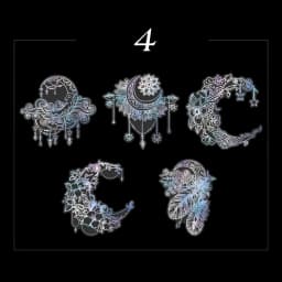 10Pcs/Bag Vintage Laser Animal Sticker Art Aesthetic Feather Hand Account Decoration Stationery Sticker 8 Styles
