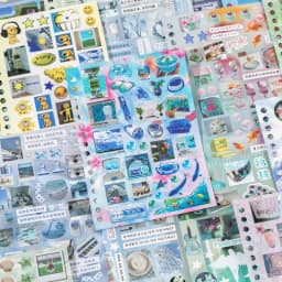 2Style 30 pieces/bag Time Reshaping Cut Film Coil Sticker Book Handbook Material Sticker DIY Photo Frame Scrapbook Notebook Cup