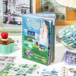 2Style 30 pieces/bag Time Reshaping Cut Film Coil Sticker Book Handbook Material Sticker DIY Photo Frame Scrapbook Notebook Cup
