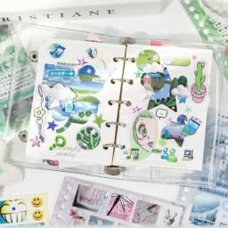 2Style 30 pieces/bag Time Reshaping Cut Film Coil Sticker Book Handbook Material Sticker DIY Photo Frame Scrapbook Notebook Cup