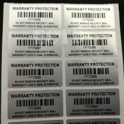 1000pcs Warranty Protection Sticker 1.57" x 0.79" ( 40mm x 20mm ) Security Seal Tamper Proof Warranty Void Label Stickers