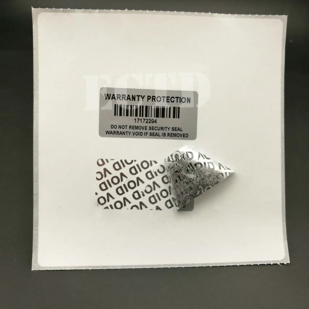 1000pcs Warranty Protection Sticker 1.57" x 0.79" ( 40mm x 20mm ) Security Seal Tamper Proof Warranty Void Label Stickers