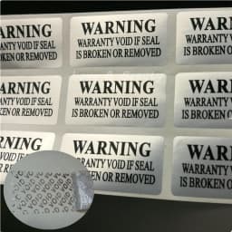 500pcs Anti-fake VOID Security Labels Removed Tamper Evident Warranty Sticker