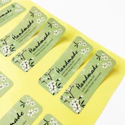 120PCS/lot Fresh Style Flower Hand Made Seal Sticker High Quality Handmade Gift Label Sticker