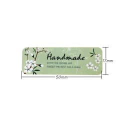 120PCS/lot Fresh Style Flower Hand Made Seal Sticker High Quality Handmade Gift Label Sticker