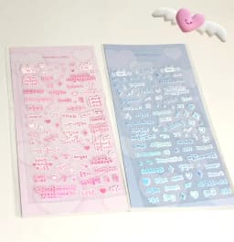 SKYSONIC Cute Angora Korean Journal Stickers DIY Decor Scrapbooking Materials Stationery Postcards Sticker Stationery Supplies