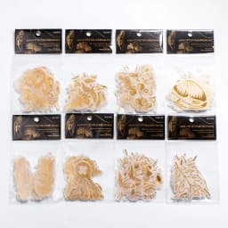 40Pcs Golden Stickers Foil Material Gold Bronzing Flower Rose Paper Decorative Star Cards Scrapbooking 134*80MM