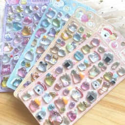 1 pc/4 pcs Japanese Style Ghost 3D Relief Stickers Scrapbooking Diy Journal Cute Stationery School Sticker