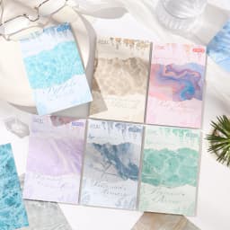 15pcs/1lot kawaii Stationery Sticker Tide marks on the paper junk journal Decorative Scrapbooking DIY Craft Sticker