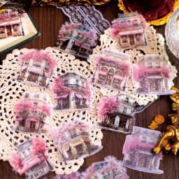 10pcs/1lot Kawaii Stationery Stickers Colourful Dreams Junk Journaling Decorative Mobile Scrapbooking for stickers Scrapbook