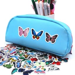 10/50/100pcs Butterfly Insect Cartoon Cute Decals Toy Stationery Guitar Phone Bicycle Laptop Luggage Car Graffiti Kids Sticker