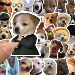 10/30/50PCS Dog Life Korean Sticker Aesthetic PVC Diary Laptop Sketchbook Stationery Scrapbooking School Supplies