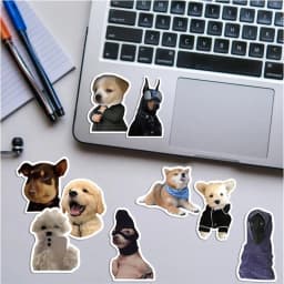 10/30/50PCS Dog Life Korean Sticker Aesthetic PVC Diary Laptop Sketchbook Stationery Scrapbooking School Supplies