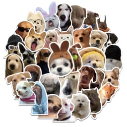 10/30/50PCS Dog Life Korean Sticker Aesthetic PVC Diary Laptop Sketchbook Stationery Scrapbooking School Supplies