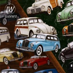 JIANWU Vintage Car Landscape Material Collage Scrapbooking Sticker Creative DIY Journal Stationery