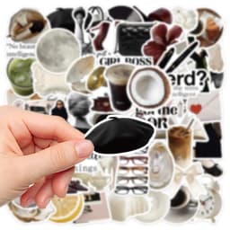 10/30/60pcs Ins Style Clean Girl Office Lady Stickers Aesthetic DIY Skateboard Phone Case Notebook Cool Graffiti Decals Packing