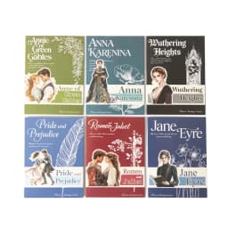 1pack/3pack Literary Story Series Classic Novel Scenery Stickers 20 Sheets with 6 Styles Perfect for Hand Account Decoration