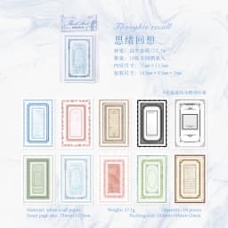 10pcs/1lot kawaii Stationery Sticker cardiac cycle junk journal Decorative Scrapbooking DIY Craft Sticker