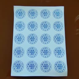 100pcs 20mm Expire Date Sticker Brittle Paper Warranty Void Label Repair Guanantee Valid Year Month Tamper Evident Security Seal