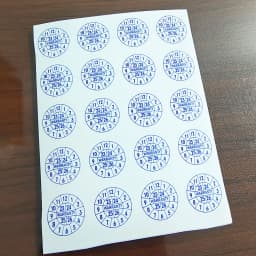 100pcs 20mm Expire Date Sticker Brittle Paper Warranty Void Label Repair Guanantee Valid Year Month Tamper Evident Security Seal