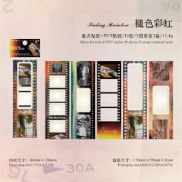 10pcs/lot Kawaii Stationery Stickers Film Notes Diary Planner Decorative Mobile Stickers Scrapbooking DIY Craft Stickers