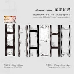 10pcs/lot Kawaii Stationery Stickers Film Notes Diary Planner Decorative Mobile Stickers Scrapbooking DIY Craft Stickers