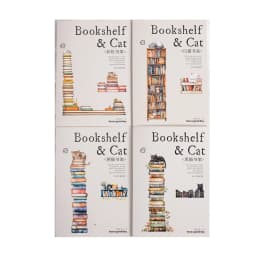 15pcs/1lot Kawaii Stationery Stickers Bookshelf and cat Diary Decorative Mobile Stickers Scrapbooking DIY Craft Stickers