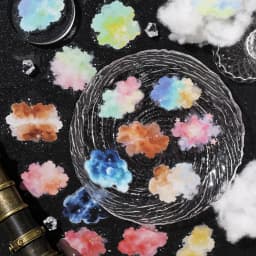 20pcs/1lot Kawaii Scrapbook Sticker Stellar Chronicles Scrapbooking Supplies Planner Decorative Stationery Sticker