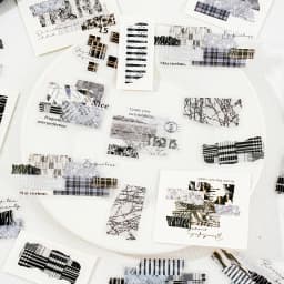 40pcs/1lot kawaii Stationery Sticker Fragmented Poetry Lines junk journal Decorative Scrapbooking DIY Craft Sticker
