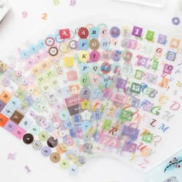 TIANZI 30sheets Cartoon Die Cut Stickers Book Japanese Stationery for Scrapbooking Handmade Diary Decorative Supplies