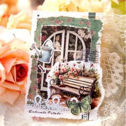 10pcs/1lot Kawaii Scrapbook Sticker corner of the garden Scrapbooking Supplies Planner Decorative Craft Stationery Sticker