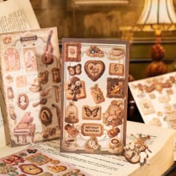 20pcs/lot Kawaii Scrapbook Sticker Dreamy Splendor Scrpbooking Supplies diary Planner Decorative Craft Stationery Sticker