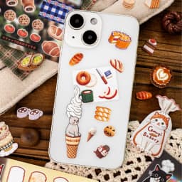 TIANZI 20/30pcs Retro Fantasy Die Cutting Stickers Book Cute Stationery for DIY Scrapbook Diary Phone Case Creative Handbook