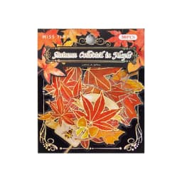 30pcs/lot Kawaii Stationery Stickers Maple Leaf Story DIY Craft Scrapbooking Album Junk Journal Happy Planner Diary Stickers