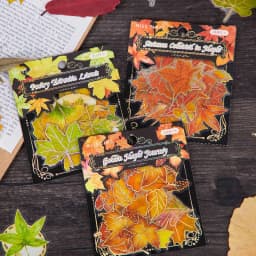 30pcs/lot Kawaii Stationery Stickers Maple Leaf Story DIY Craft Scrapbooking Album Junk Journal Happy Planner Diary Stickers