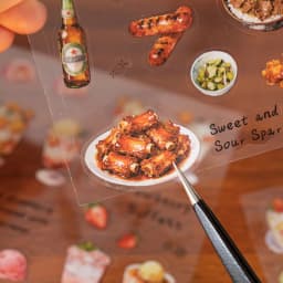 20sheets Kawaii Japanese Cuisine Style Die Cut Sticker Book DIY Diary Phone Case Scrapbook Cute Stationery Stickers