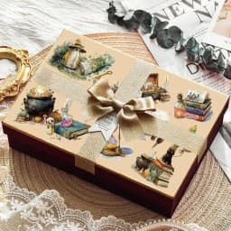 Etori Life Starburst Witchcraft Magic Furniture Pattern Vintage Stickers for Scrapbooking Supplies, Room Decoration, Photo Albums, Gift Box Packaging, Gift Paper Bags, Student Stationery, DIY Crafts, School Supplies, Children's Stickers