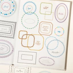 Journal GO 10pcs Dreaming Floral Border Stickers Aesthetics Frame Scrapbook Journaling Decor Materials Card Craft Making Decals
