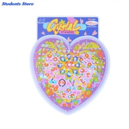 1Sheet Crystal Stickers Earring Cartoon Reward Wonderful Kindergarten Face Stickers Children Ear Reward Stick Boy Girl Stickers
