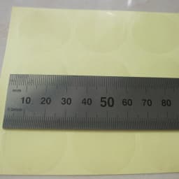 200pcs Transparent PVC Sealing Sticker 13mm 25mm 30mm 50mm Clear Vinyl Label Glossy Surface Tear Resistant Shining Decoration