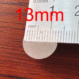 200pcs Transparent PVC Sealing Sticker 13mm 25mm 30mm 50mm Clear Vinyl Label Glossy Surface Tear Resistant Shining Decoration