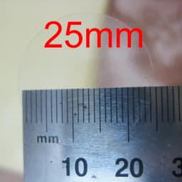 200pcs Transparent PVC Sealing Sticker 13mm 25mm 30mm 50mm Clear Vinyl Label Glossy Surface Tear Resistant Shining Decoration